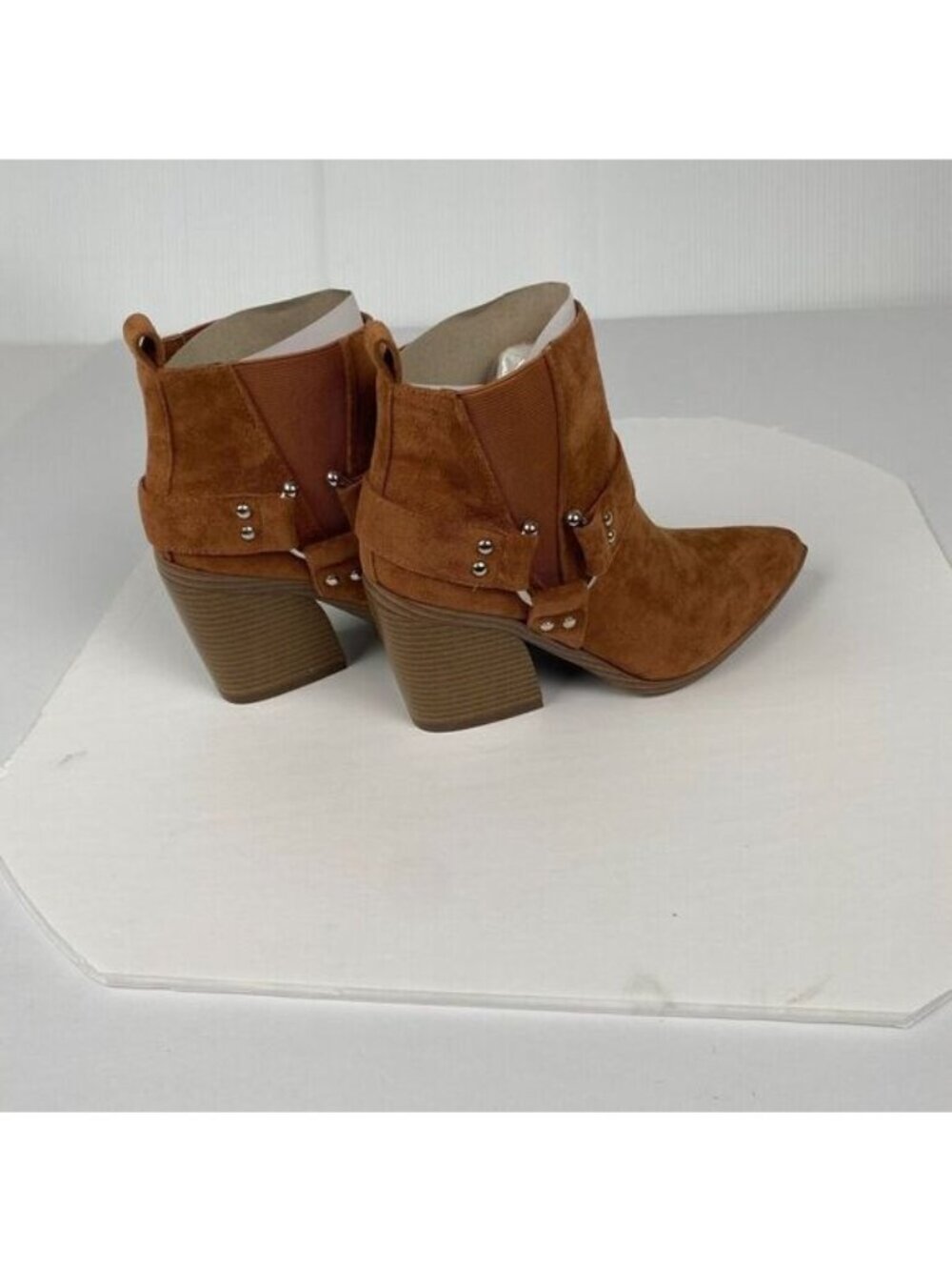 YOKI Women's Bootie Fashion Ankle Boots Goldie Harness Size 7.5 Muriel Rust New - Picture 11 of 15